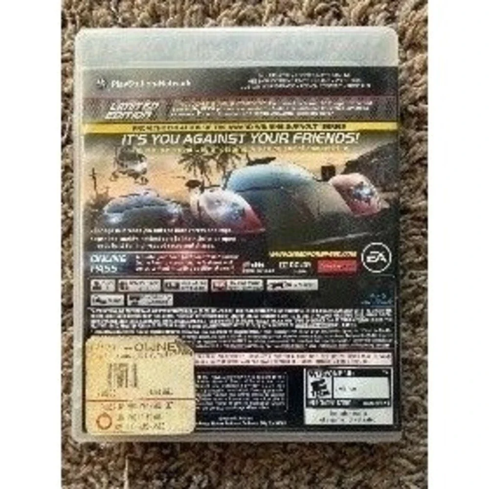 EA Need for Speed Hot Pursuit Limited Edition PlayStation 3 PS3 Game